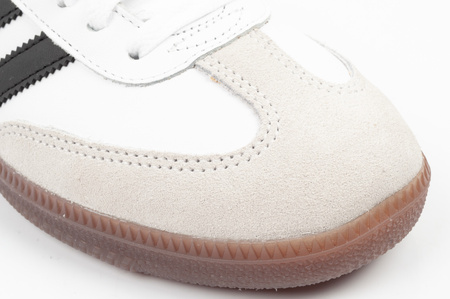 Teniși Adidas Samba, piele la modă, alb
