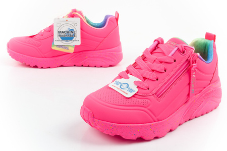 Teniși roz Skechers Uno Lite pentru copii