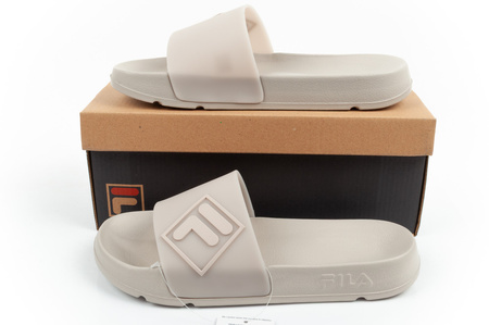 Șlapi sport Fila pentru femei, papuci Morro, confortabili, bej la modă