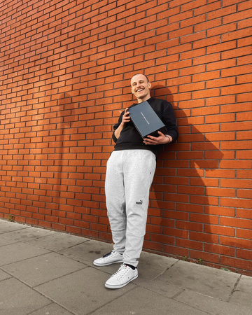 Pantaloni sport bărbați Puma Casuals [657386 33], gri.