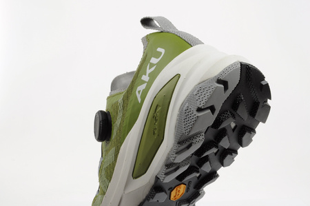 Pantofi de trekking Aku pentru bărbați, Furiosa BOA Gore-Tex Vibram, verde la modă