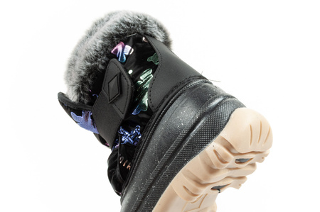 Ghete de zăpadă Lee Cooper de iarnă pentru fete, negre