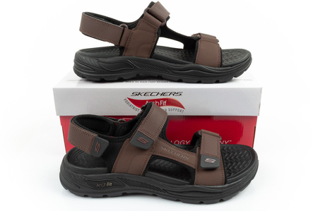 Sandale Skechers Arch Fit pentru bărbați cu curele Velcro pentru vară