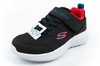 Pantofi sport Skechers Bounder pentru copii cu velcro, ușori, la modă, negri