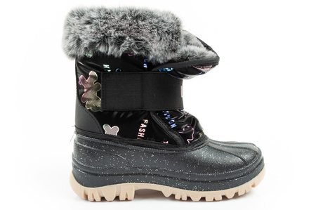 Ghete de zăpadă Lee Cooper de iarnă pentru fete, negre