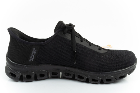 Pantofi sport impermeabili pentru femei Skechers Glide Step [104571/BBK] Slip-in, negru.