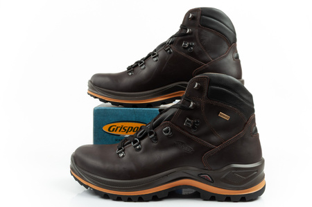 Ghete de drumeție din piele impermeabile Grisport Marrone pentru bărbați