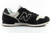 Pantofi sport New Balance 373 pentru bărbați, piele neagră la modă