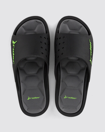  Șlapi sport pentru bărbați Rider Bay XIV Ad, negri, confortabili [83632 AZ135]