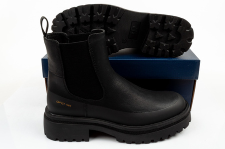 Pantofi de damă GAP Louise - Ghete negre, slip-on-uri la modă