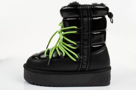 Pantofi de iarna dama D.Franklin [DFSH371007-BLAC], negri.