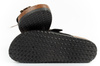 Sandale Slip-On pentru femei Lee Cooper, piele întoarsă neagră, confortabile, ușoare