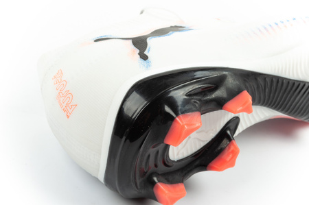 Ghete de fotbal Puma Future 8 Match FG/AG, teren solid, alb