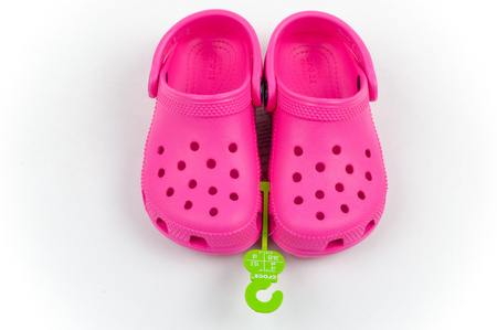 Sandale Crocs Classic Clog T pentru copii, roz, confortabile și la modă