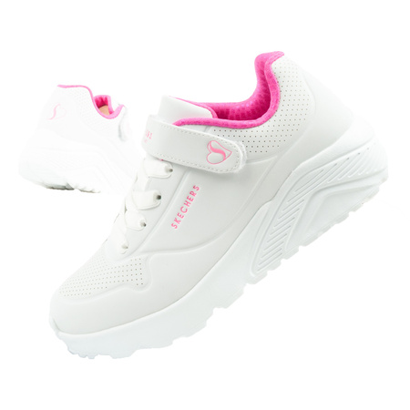 Pantofi sport Skechers Uno Lite pentru copii, albi