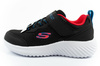 Pantofi sport Skechers Bounder pentru copii cu velcro, ușori, la modă, negri