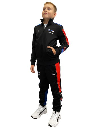 Hanorac sport Puma BMW MMS pentru băieți [535908 04], negru.
