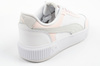 Teniși sport Puma Carina Mia din piele pentru femei, culoare albă