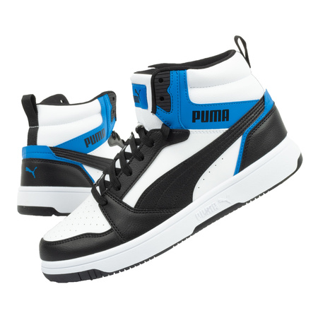 Pantofi sport pentru bărbați Puma Rebound v6 [392326 20], negru, alb și albastru.