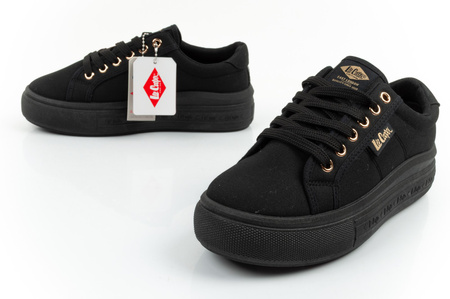 Teniși Lee Cooper pentru femei, la modă, negri