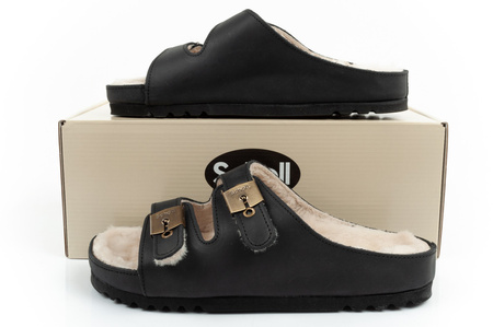 Papuci de damă Scholl Kim [F303151004], negri.