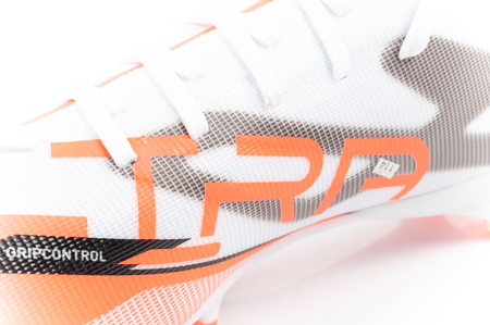 Ghete de fotbal Puma Ultra 5 Match FG/AG, Teren Ferm, Alb/Portocaliu
