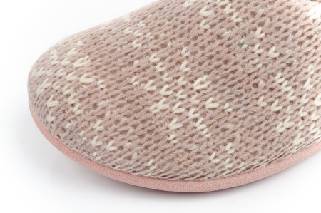 Papuci de damă Scholl Creamy Bootie [F301471023] izolați, roz.