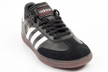 Teniși Adidas Samba, piele la modă, negri