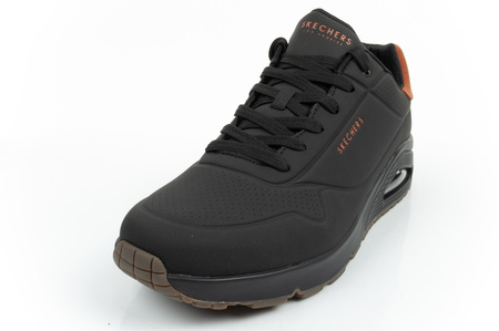 Pantofi sport pentru bărbați Skechers Uno [183004/BBK], negri.