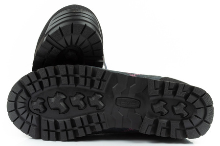 Ghete de drumeție din piele pentru femei CMP Alcor, durabile, impermeabile, peste gleznă, gri