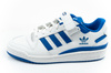 Pantofi sport Adidas Forum Low pentru bărbați, albi, confortabili, la modă, cu închidere Velcro