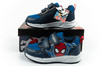 Pantofi sport pentru copii Leomil, pantofi sport Spiderman, ușori, cu velcro, negru, albastru