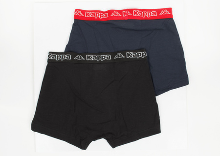 Boxer bărbați Kappa [351K1JW ADL] PACK 2, bleumarin, negru.