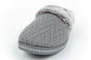 Papuci de damă Skechers [167225/GRY] izolați, gri.