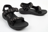 Sandale Lee Cooper pentru bărbați cu velcro pentru vară, plajă, negre ușoare