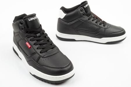 Teniși sport Levi's John SE Black High-Top pentru copii