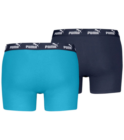 Boxeri Puma pentru bărbați, set de 2, bleumarin, confortabili, din bumbac