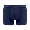 Boxeri bărbătești Puma, set de 3, albastru-bleumarin