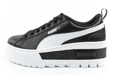 Pantofi sport Puma Mayze pentru femei, cu platformă, negri și albi, la modă