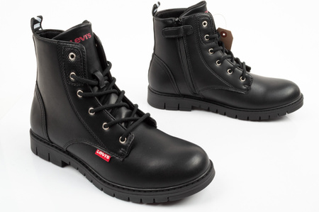 Ghete Levi's Pasadene SE pentru fete, negre, cu fermoar