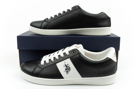Pantofi sport U.S. Polo Assn. pentru bărbați, la modă, negri, confortabili