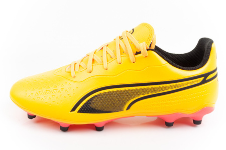 Ghete de fotbal Puma King Match FG/AG [107570 05], portocalii.