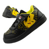 Pantofi sport pentru copii Leomil, adidași ușori Pokemon cu velcro, negri