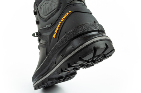 Pantofi de trekking din piele Grisport Nero Dakar SPO-TEX pentru bărbați, negri