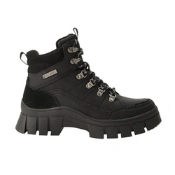 Ghete de iarnă Lee Cooper pentru femei, negre, cu izolație, pentru gleznă