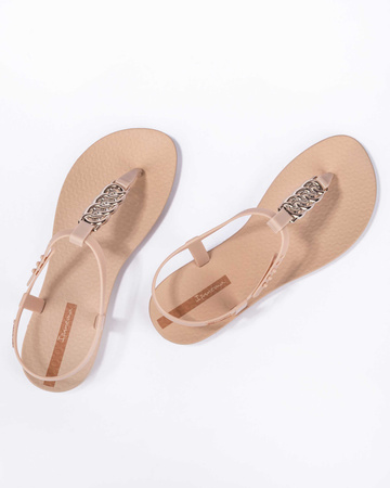 Sandale Ipanema Sandal Class pentru femei, bej deschis cu auriu