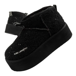 Ghete de zăpadă pentru femei Karl Lagerfeld Thermo, cu blană, negre [KL48522W W0S]