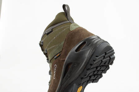 Pantofi de trekking din piele pentru bărbați Aku Cimon Gore-Tex, verde-maro