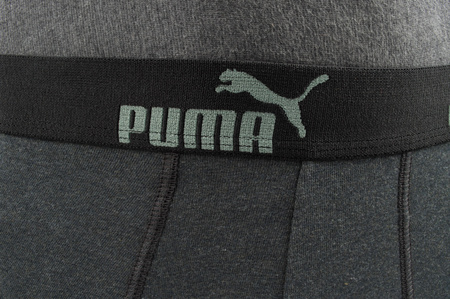 Boxeri Puma pentru bărbați, pachet de 9 bucăți, negri, gri, kaki, bumbac confortabil