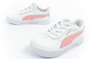 Pantofi sport Puma Carina L pentru copii, albi, confortabili și ușori